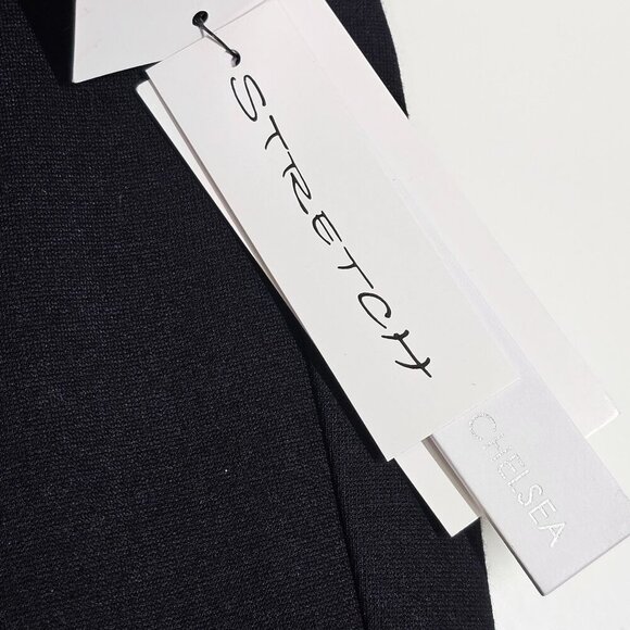 Amanda + Chelsea Alex Ponte Knit Trousers Modern Fit Ankle Stretch Black 6 NWT - Picture 14 of 16